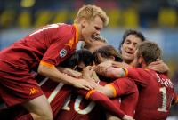 FUSSBALL SERIE A:  JUBEL um Rodrigo Taddei (AS Rom)