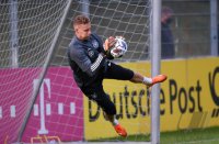 Fussball Training Deutsche Nationalmannschaft in Stuttgart
