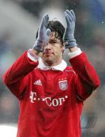 Fussball 1. Bundesliga: Wolfsburg - Bayern, BALLACK