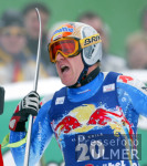 Ski Weltcup Kitzbuehel - Cuche im Ziel
