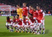 FUSSBALL INTERNATIONAL CHL ACHTELFINALE 12/13:  FC Arsenal London - FC Bayern Muenchen