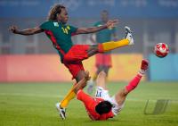 FUSSBALL  Olympia 2008   Vorrunde  Maenner  Korea - Kamerun
