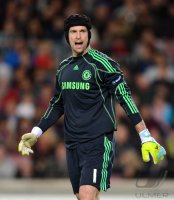 FUSSBALL INTERNATIONAL  CHL HALBFINALE 11/12:  Torwart Petr Cech (FC Chelsea)