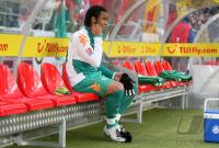 Fussball 1. Bundesliga: Werder, ALBERTO auf der Bank
