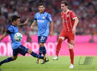 Fussball 1. Bundesliga Saison 17/18: FC Bayern Muenchen - Bayer 04 Leverkusen