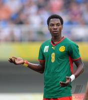 FUSSBALL  Olympia 2008   Vorrunde  Maenner Kamerun - Italien