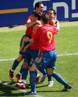 Fussball WM 2006: Spanien - Ukraine