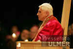 Weltjugentag 2005 in Koeln Papst Benedikt XVI. beim  Vigil