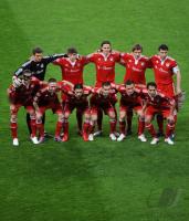 FUSSBALL  International CHL 09/10 : FC Bayern  Muenchen Teamfoto