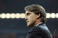 Fussball CHL  Saison 2011/2012: Trainer Roberto Mancini (Manchester City)
