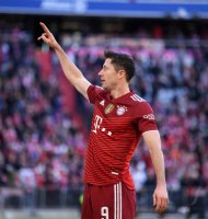 Fussball 1. Bundesliga Saison 21/22: FC Bayern Muenchen -  TSG 1899 Hoffenheim