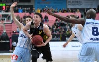 Basketball 1. Bundesliga 17/18 Hauptrunde: Walter Tigers Tuebingen - Eisbaeren Bremerhaven