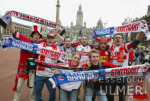 FUSSBALL CHL  Glasgow Rangers  -  VfB Stuttgart VfB Fans