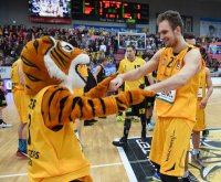 Basketball 1. Bundesliga 14/15 Hauptrunde:  Walter Tigers Tuebingen - MHP RIESEN Ludwigsburg