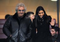 Fussball INTERNATIONAL  Flavio Briatore  mit Frau Elisabetta Gregoraci