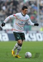 FUSSBALL, 1. BUNDESLIGA, 20. Spieltag: Borussia Moenchengladbach - Werder Bremen