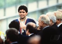Fussball WM 1990 FINALE: Deutschland - Argentinien