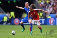 Fussball International Europameisterschaft 2016: Island - Oesterreich