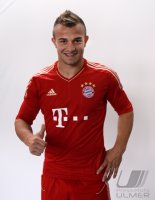 Fussball 1. Bundesliga 2012/2013:  Fototermin beim  FC Bayern Muenchen