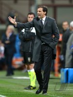 FUSSBALL SERIE A: Trainer Massimilliano Allegri (AC Mailand)