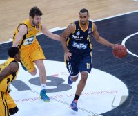 Basketball 1. Bundesliga  13/14  Walter Tigers Tuebingen  - Alba Berlin