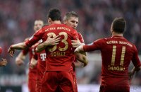 FUSSBALL DFB POKAL  Saison 2012/2013:  FC Bayern Muenchen - VfL Wolfsburg