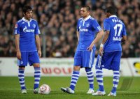 Fussball: 1. Bundesliga Saison 2010/2011: FC Schalke 04 , EDU, RAUL und FARFAN