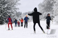 Schmuckbild, Wintersport, Skilanglauf auf der Raichberg-Loipe-Nord bei Albstadt