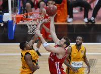 Basketball 1. Bundesliga 2012/2013 Testspiel:  Walter Tigers Tuebingen - FC Bayern Muenchen