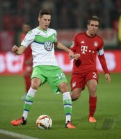 Fussball DFB Pokal, 2. Hauptrunde 2015/2016: VfL Wolfsburg - FC Bayern Muenchen