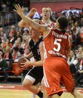 Basketball 1. Bundesliga 2012/2013:  FC Bayern Muenchen - Walter Tigers Tuebingen