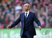 Fussball 1. Bundesliga Saison 14/15: Trainer Roberto Di Matteo (FC Schalke 04)