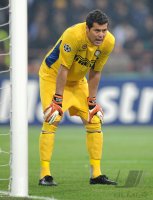 Fussball Champions League  Saison 2011/2012:  Torwart Julio Cesar (Inter Mailand)