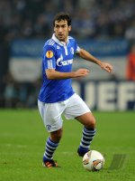 Fussball: Europa League, Saison 2011/2012 Raul (FC Schalke 04)