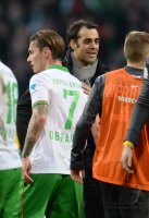 Fussball, 1. Bundesliga  Saison 2013/2014: SV Werder Bremen - Borussia Moenchengladbach