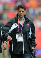 FUSSBALL Olympia 2012 Maenner: Trainer Hany RAMZY (Aegypten)