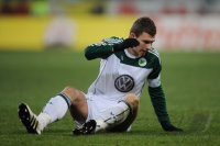 Fussball: 1. Bundesliga Saison 2010/2011: Wolfsburg, DZEKO