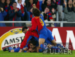 FUSSBALL CHL   FC Basel - FC Valencia    JUBEL FCB