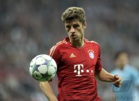 Fussball CHL  Saison 2011/2012:  Thomas Mueller (FC Bayern Muenchen)