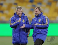 Fussball Trainer Oleg Blochin (Ukraine)