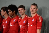 Fussball 1. Bundesliga 2012/2013:  Fototermin beim  FC Bayern Muenchen