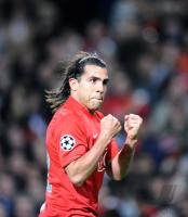 Fussball CHL  Halbfinale:  TEVEZ (ManU)