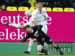 Fussball 2. Bundesliga: Aachen - Reutlingen, Zweikampf