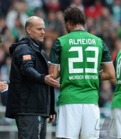 Fussball, 1. Bundesliga, Saison 2010/2011: Bremen, SCHAAF und ALMEIDA