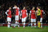 Fussball International CHL Saison 13/14: Arsenal London - FC Bayern Muenchen