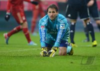 FUSSBALL  1. BUNDESLIGA  Saison 2012/2013: Enttaeuschung; Torwart Rene Adler (Hamburger SV)