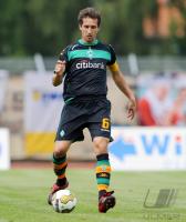 Fussball 1. Bundesliga: Bremen, BAUMANN Einzelaktion