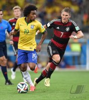 FUSSBALL WM 2014, HALBFINALE: Brasilien - Deutschland