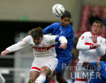 FUSSBALL 1. Bundesliga  Spielszene Stuttgart - Rostock
