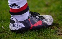 Fussball International Serie A 13/14 :Pumaschuhe von  Mario Balotelli (AC Mailand)